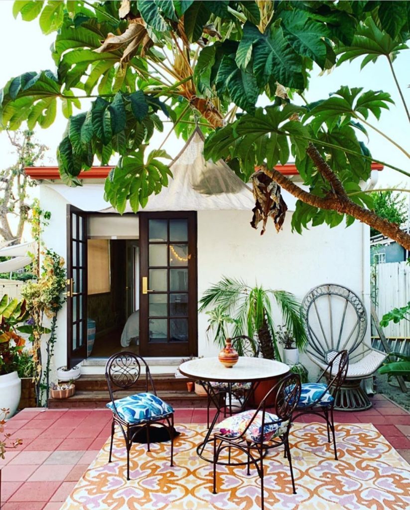 How about a little coffee and pastry on the patio before it gets too hot to be o...