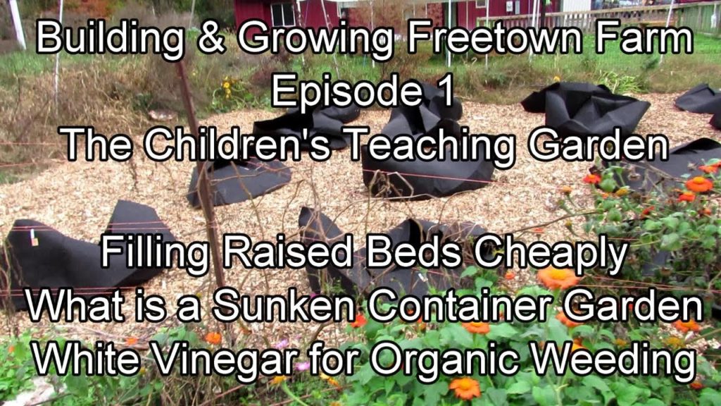 Building & Growing FreeTown Farm E1: How to Fill Large Raised Beds Cheaply, Vinegar for Weeds & More