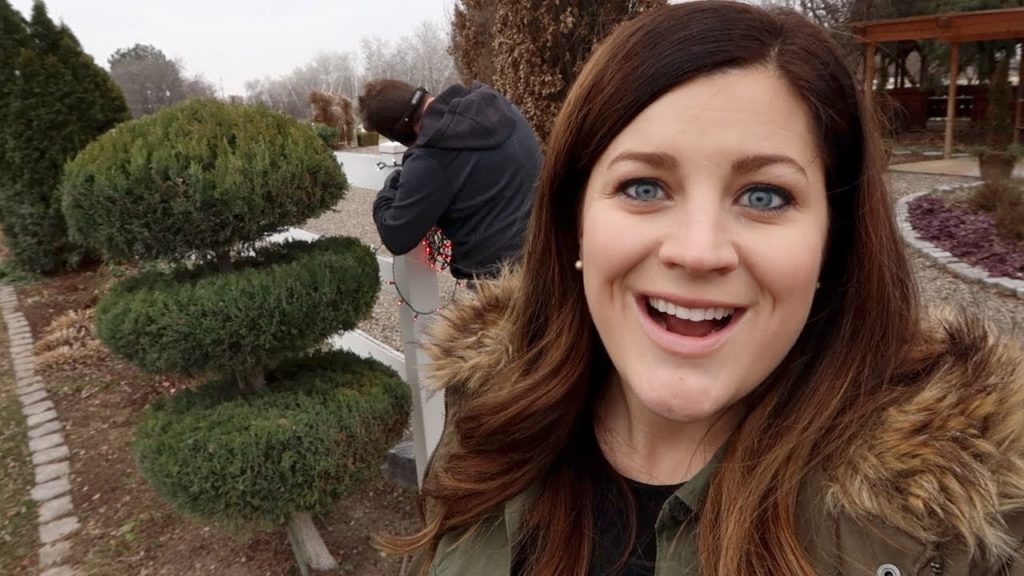 Finishing up the Christmas lights! 🎄😃 // Garden Answer