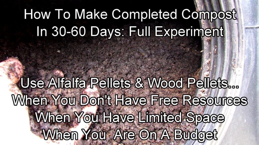 How to Make Compost from Inexpensive Wood Pellets & Alfalfa Pellets in 30-60 Days: Full Experiment!