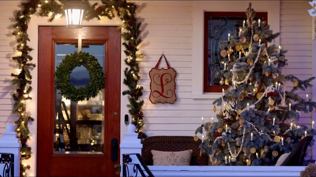 Garden Answer: Cleaning & Decorating our Front Porch/Natural Tree! 🎄🧽🥰 // Garden Answer Cleaning & Decorating our Front Porch/Natural Tree! 🎄🧽🥰 // Garden Answer