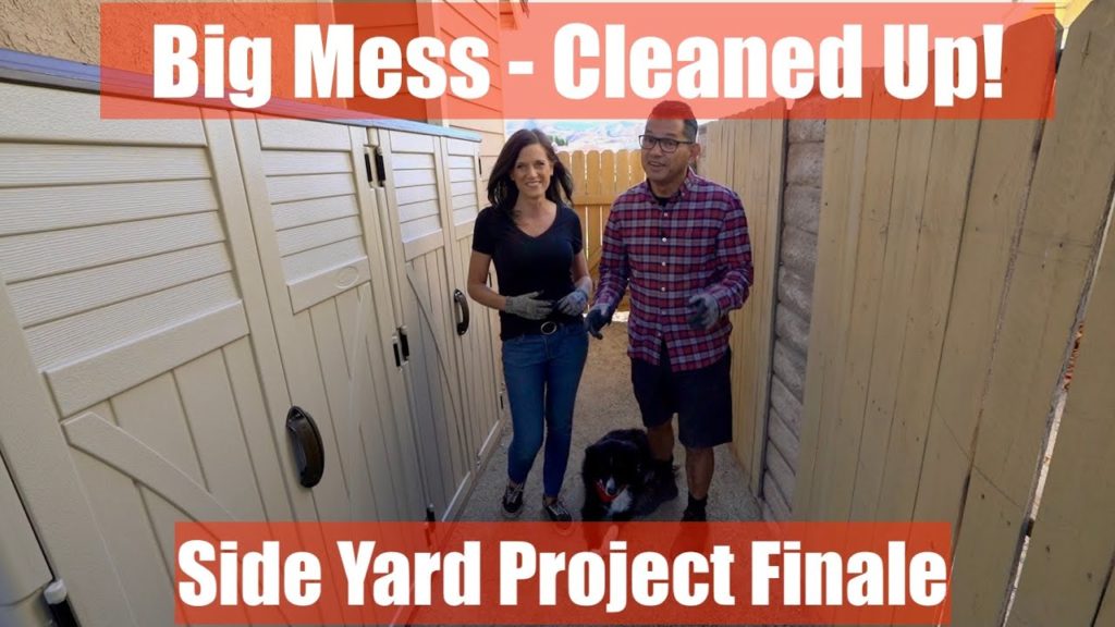 The Big Mess - Cleaned Up! / Side Yard Project #3 Finale 🧹🏡