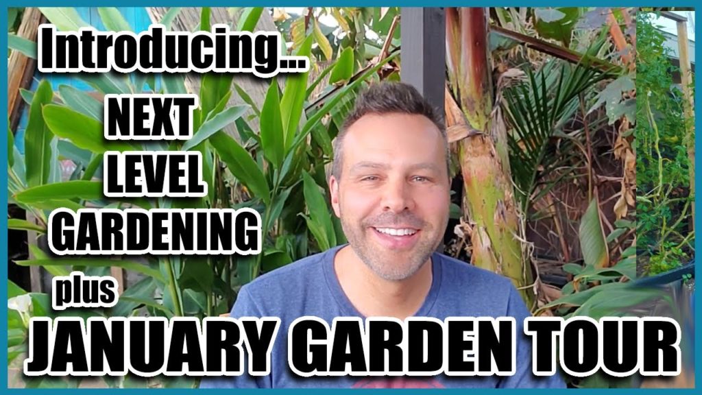 January Garden Tour - And Introducing... Next Level Gardening