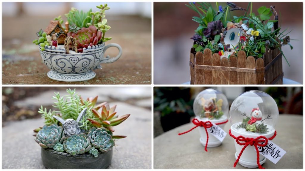 4 Small Fairy Garden Ideas! 🌿🧚‍♀️