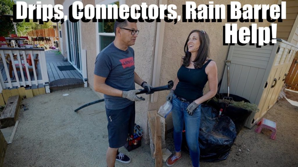 CaliKim: Drips, Connectors, Rain Barrel – Help! / Beyond the Garden Project💧⛓🛢 Drips, Connectors, Rain Barrel - Help! / Beyond the Garden Project💧⛓🛢