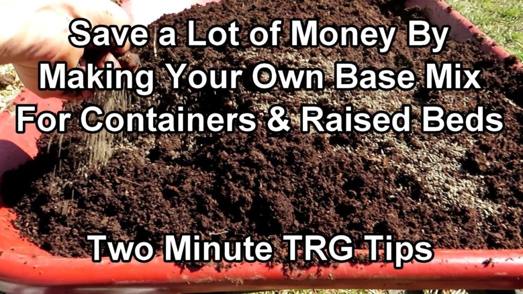 Gary Pilarchik: How To Make A Basic Potting/Container/Raised Bed Garden Soil Mix & Save Money: Two Minute TRG Tips How To Make A Basic Potting/Container/Raised Bed Garden Soil Mix & Save Money: Two Minute TRG Tips