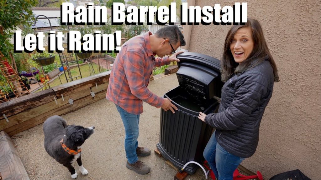 Rain Barrel Install - Let it Rain! / Beyond the Garden Project #3 🛢☔️