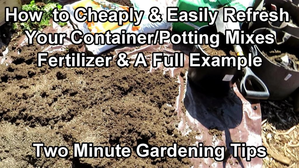 Gary Pilarchik: How to Fully Refresh Your Container/Flower/Potting Mixes – Full Example: Two Minute TRG Tips How to Fully Refresh Your Container/Flower/Potting Mixes - Full Example: Two Minute TRG Tips