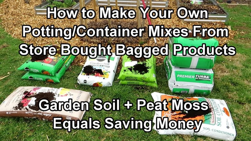 Explaining Bagged Garden Products & How to Make Your Own Potting Mix from Them:  Save a Lot of Money