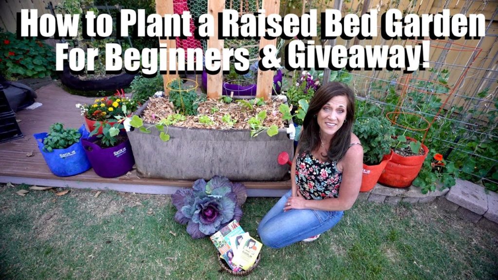 How to Plant a Raised Bed Vegetable Garden 4 Beginners & Raised Bed Giveaway/Spring Garden Series #7