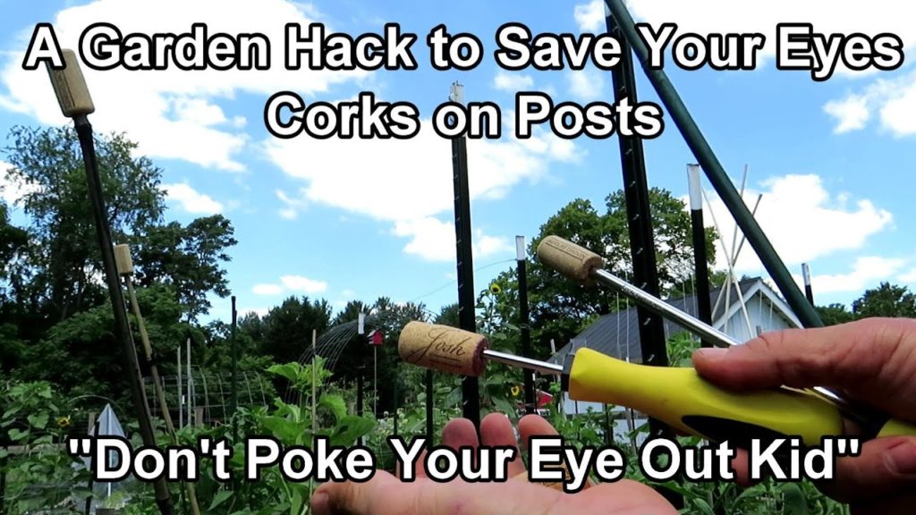 A Way to Prevent A Common Eye & Face Injury While Gardening - Cover Stake Tips: Two Minute TRG Tips