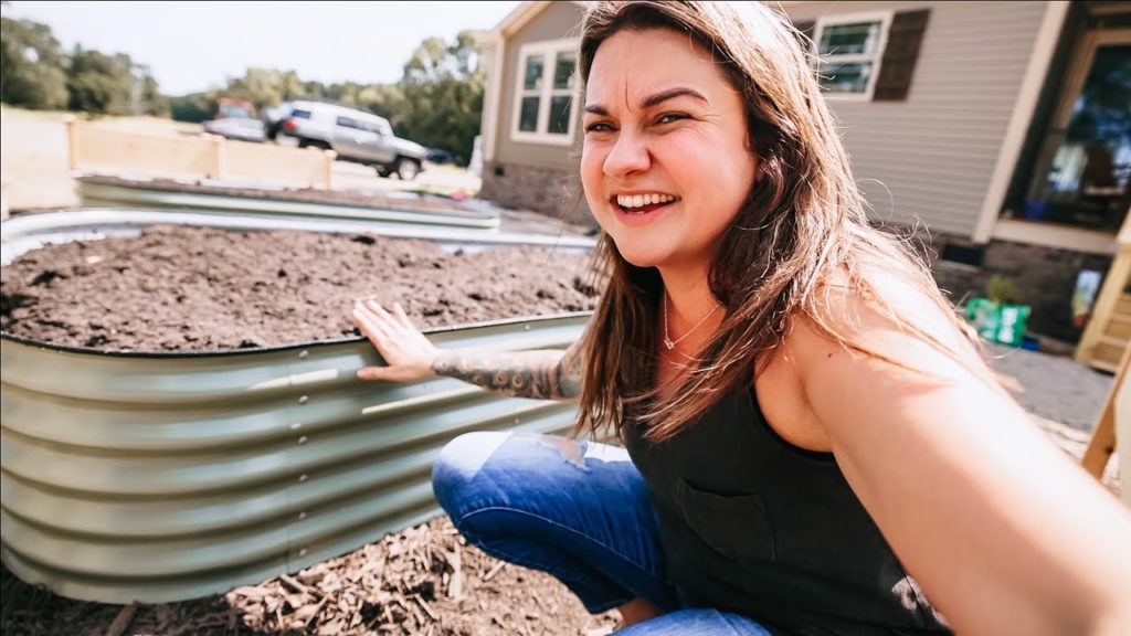 Roots and Refuge Farm: Setting Up the Raised Bed Garden (I love Home Gardening) | VLOG Setting Up the Raised Bed Garden (I love Home Gardening) | VLOG
