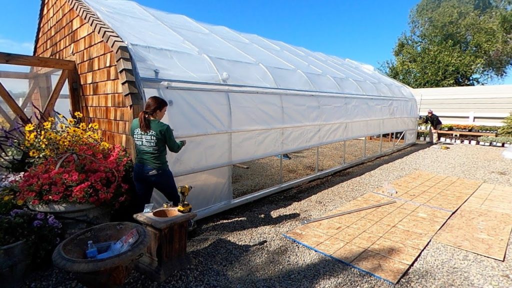 Upgrading our Cold Frame to a Greenhouse! 🌿 // Garden Answer