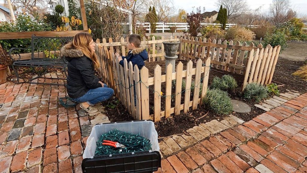 Butterfly Garden: Cleanup, Bulb Planting & Christmas Lights! 🎄🦋❤️ // Garden Answer