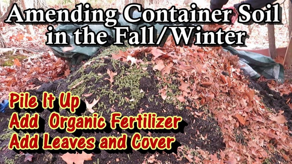 Gary Pilarchik: How to Amend Your Container Soil over the Winter: Dump It, Amend It, Moisten It & Cover Until Spring How to Amend Your Container Soil over the Winter: Dump It, Amend It, Moisten It & Cover Until Spring