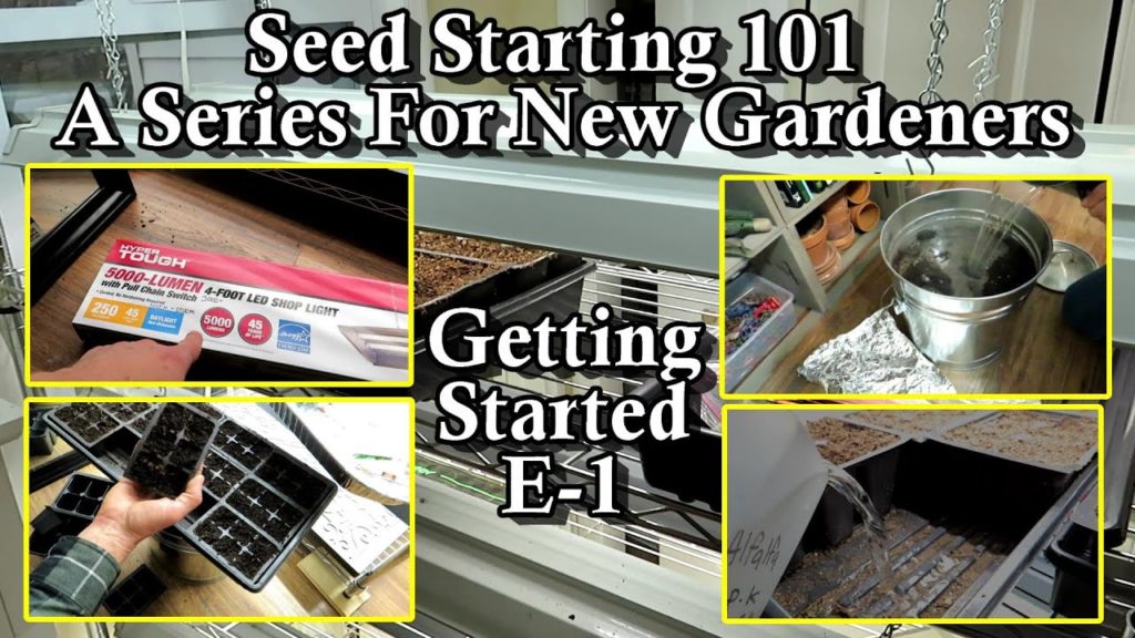 Gary Pilarchik: Lighting, Sterile Mix, Preparing Containers, Watering & Fertilizing: Seed Starting 101 E-1 Lighting, Sterile Mix, Preparing Containers, Watering & Fertilizing: Seed Starting 101 E-1