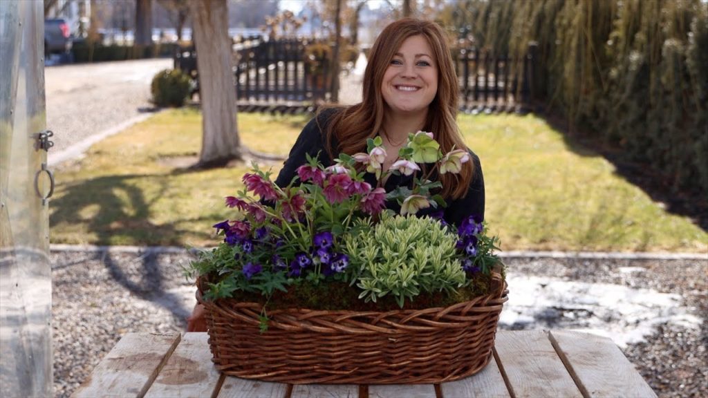 How to Plant in a Basket! 🥰🌿💚 // Garden Answer