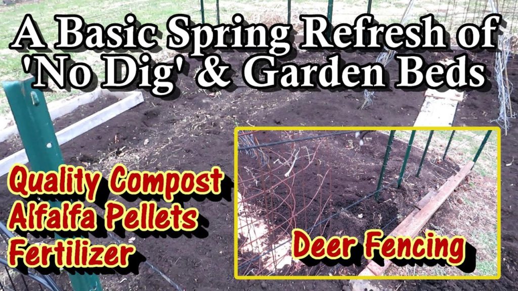Gary Pilarchik: A Spring Refresh for No Dig and Earth Beds & A Deer Deterrent Fence: Compost, Alfalfa, & Fertilizer A Spring Refresh for No Dig and Earth Beds & A Deer Deterrent Fence: Compost, Alfalfa, & Fertilizer