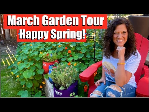 CaliKim: March Garden Tour – Happy Spring! 🌻🌺🌼 March Garden Tour - Happy Spring! 🌻🌺🌼