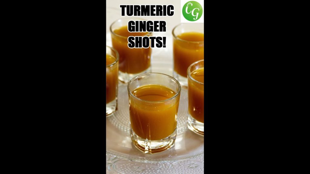 Turmeric Ginger Shots #shorts