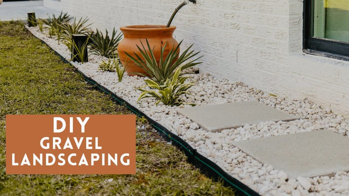 DIY Gravel Landscaping Around House | Weekend Project