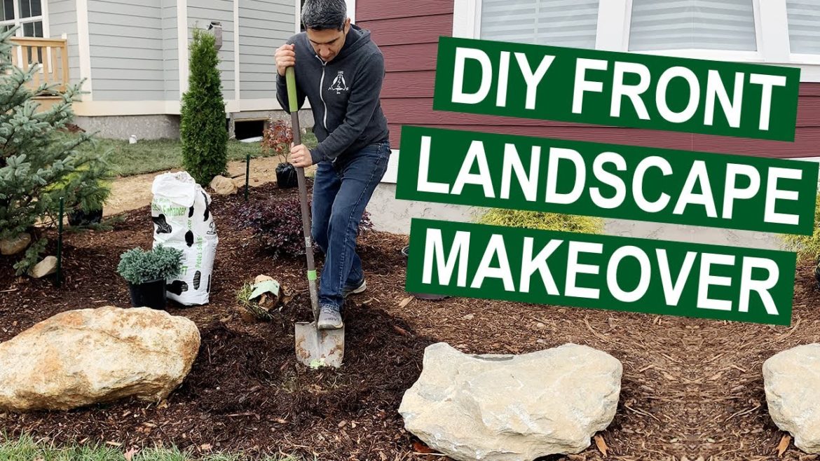 DIY Landscaping – Front Yard Makeover on a Budget DIY Landscaping - Front Yard Makeover on a Budget