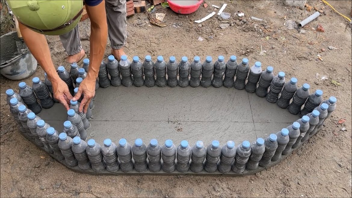 Oh Great! - Creative ideas from Cement to Decorate the Garden - Design an Aquarium with a Fountain