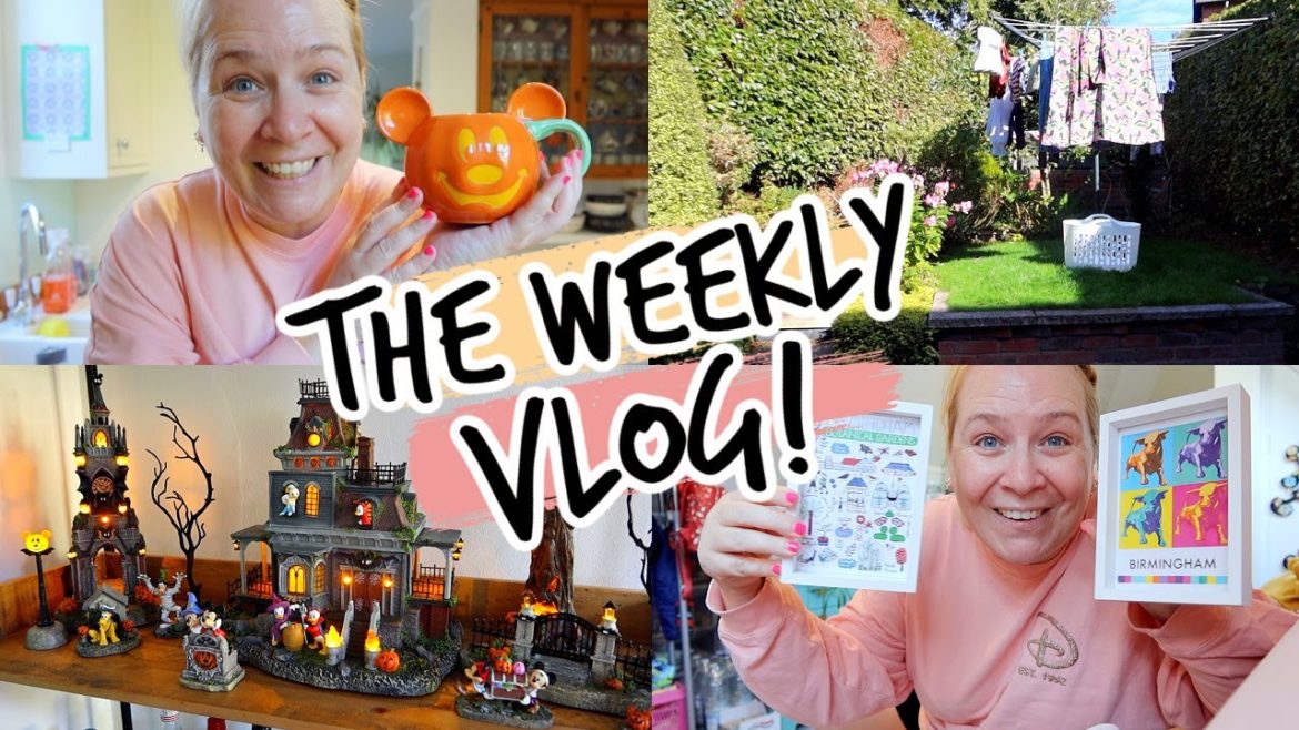 STARTING CHRISTMAS SHOPPING?! DISNEY HALLOWEEN & GARDEN PLANS! Weekly Vlog