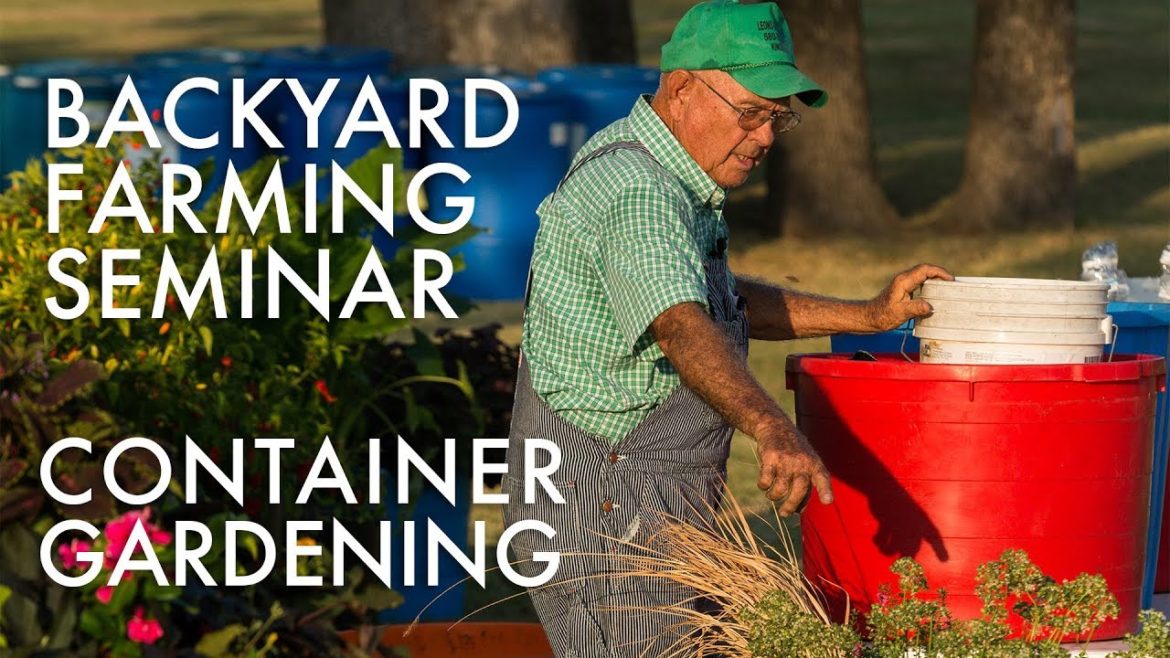 Backyard Farming: Container Gardening Backyard Farming: Container Gardening