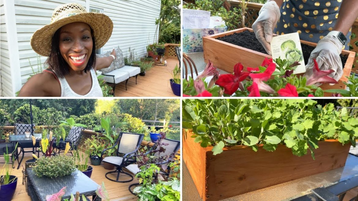 CONTAINER GARDEN TOUR + 6 CROPS IN 60 DAYS : A BEAUTIFUL NEST TV