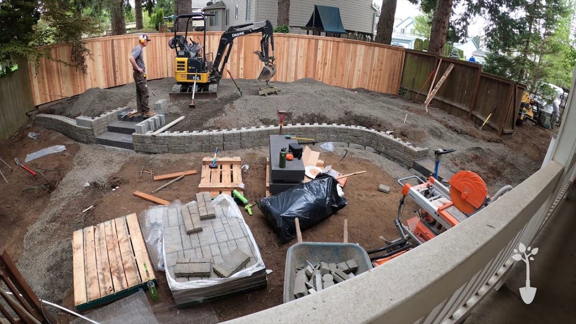 Backyard Transformation Time lapse Backyard Transformation Time lapse