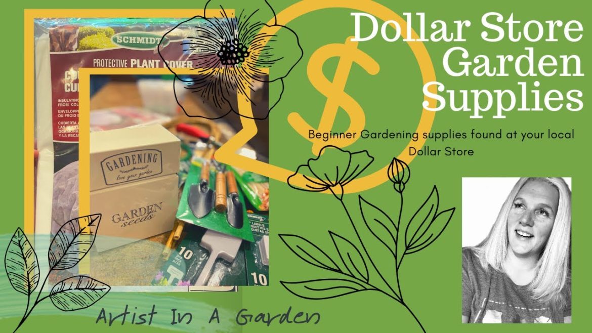 Dollar store Gardening Supplies!