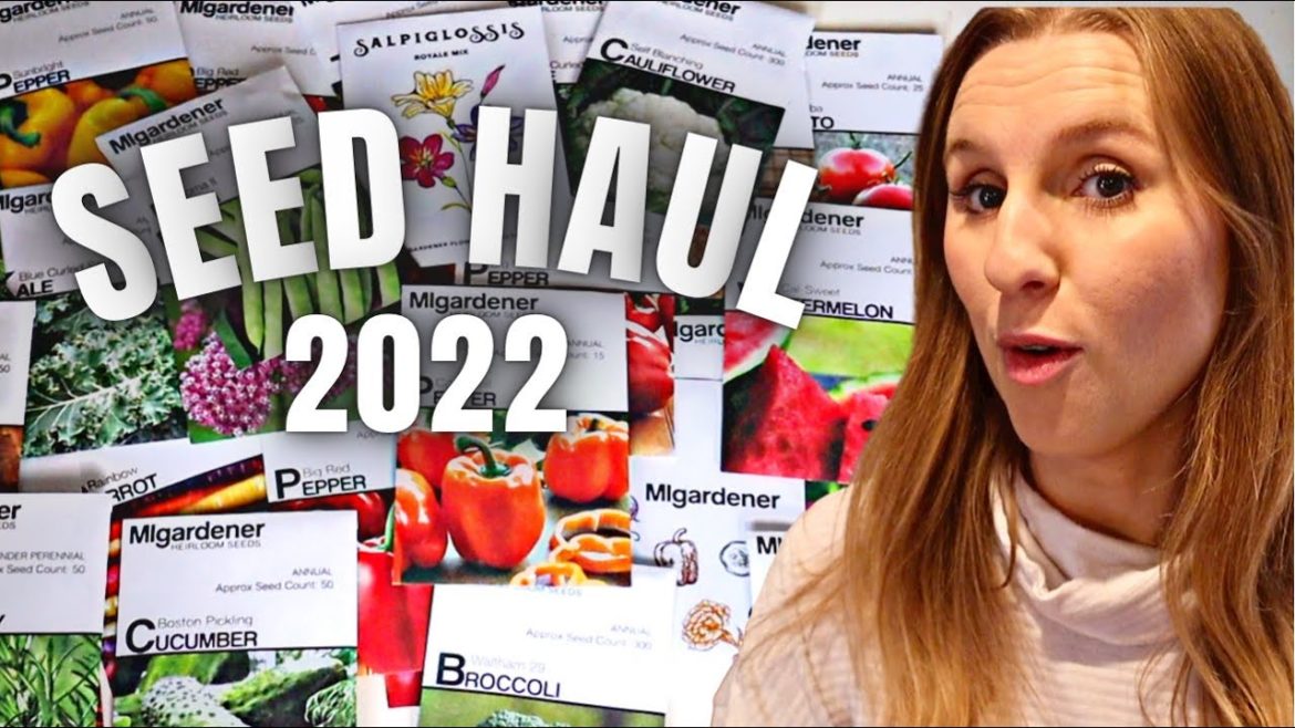 2022 SEED HAUL | Garden Plans Using MIgardener Seeds!