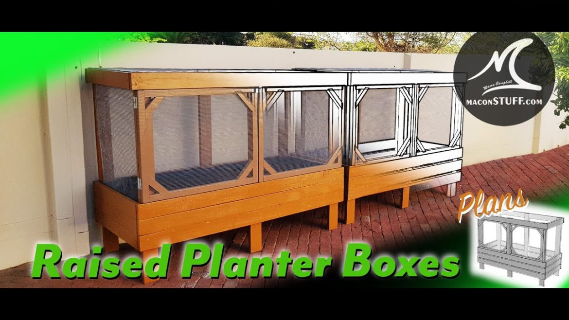 Raised Planter Box - Vegetable Garden - Plans Available