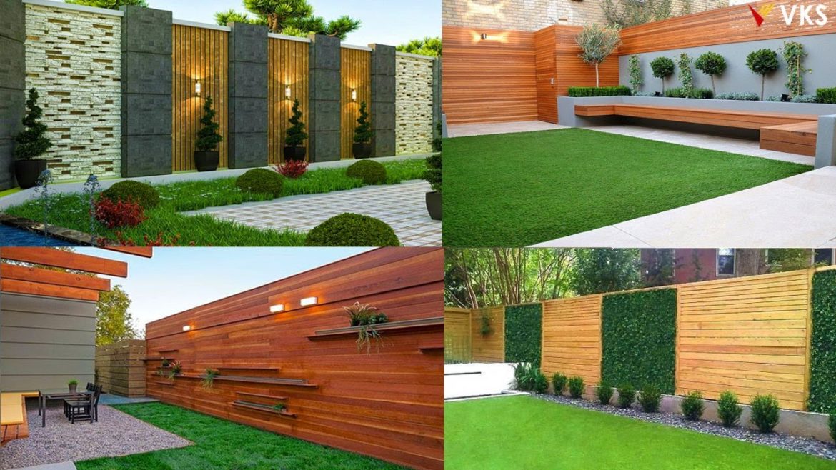 Backyard Fence Design Ideas | Backyard Privacy Fence | Backyard Garden Wooden Fence