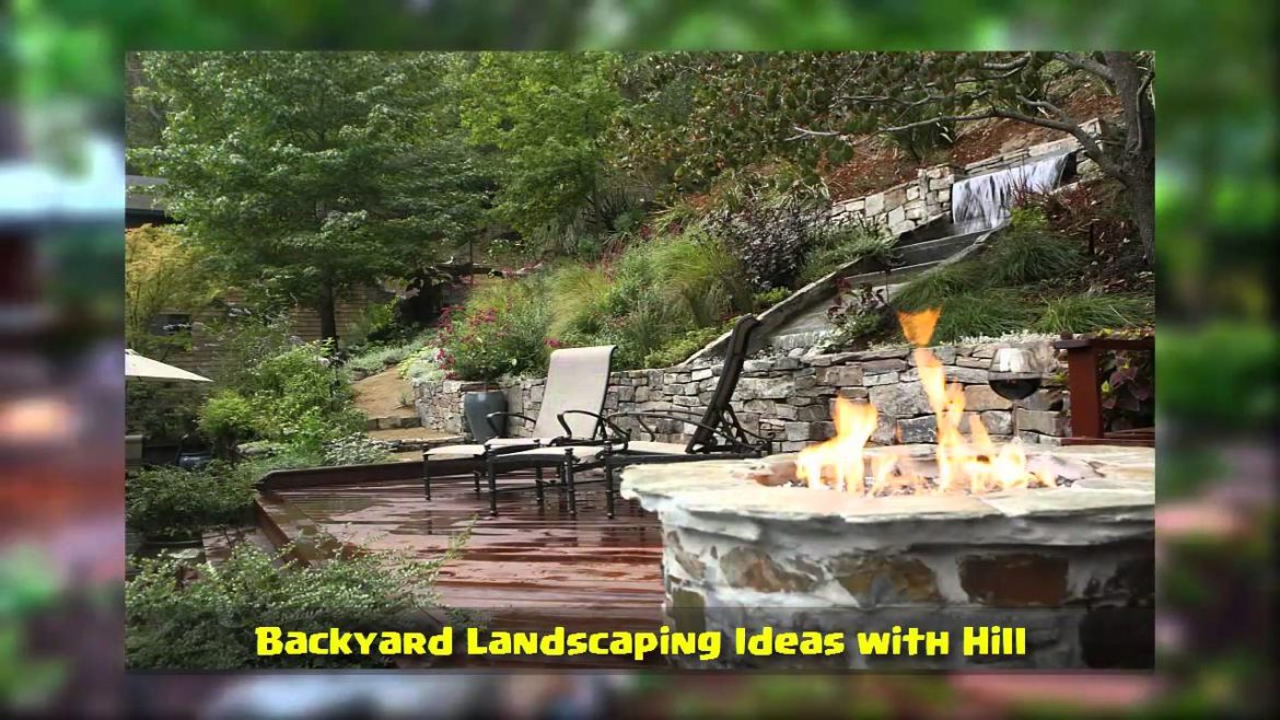 Backyard Landscaping Ideas with Hill