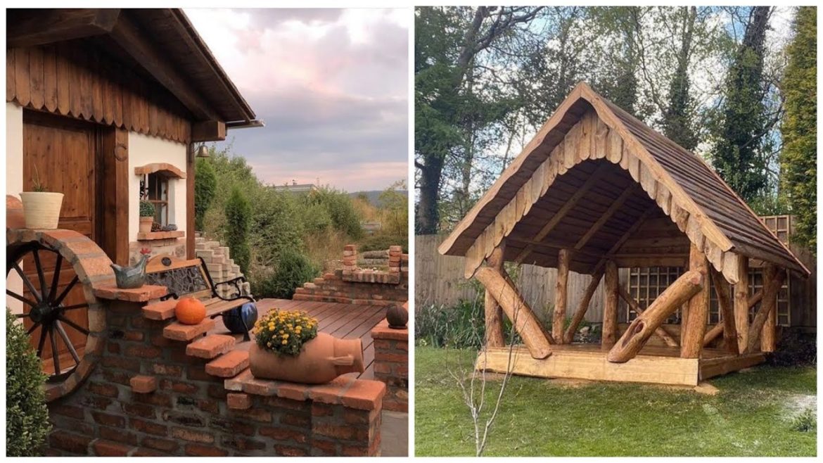 Landscape design ideas: rustic backyard style! 80 beautiful examples from around the world!