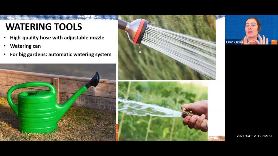 Edible Gardening: Tools for Gardening (webinar series)