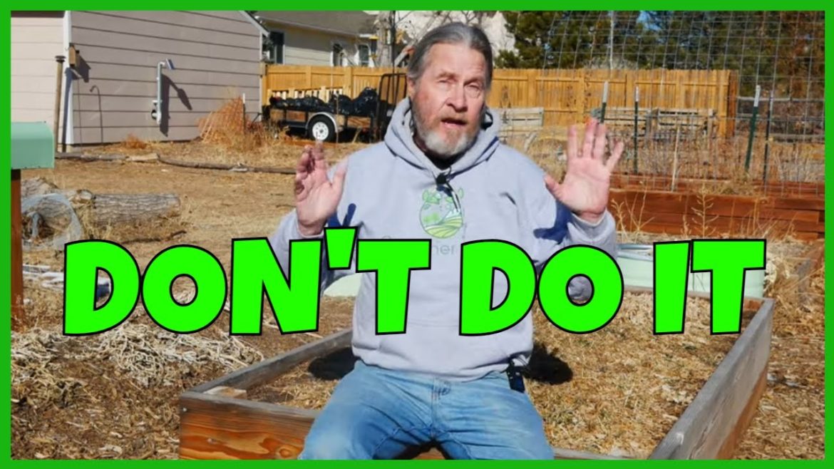 New Gardeners Shouldn't Do This... (or Old Ones Too)