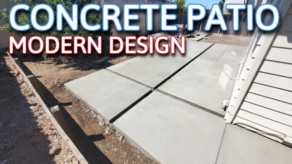 🥇Concrete Patio Ideas 💡4️⃣ BACKYARD 💥 MODERN LANDSCAPE