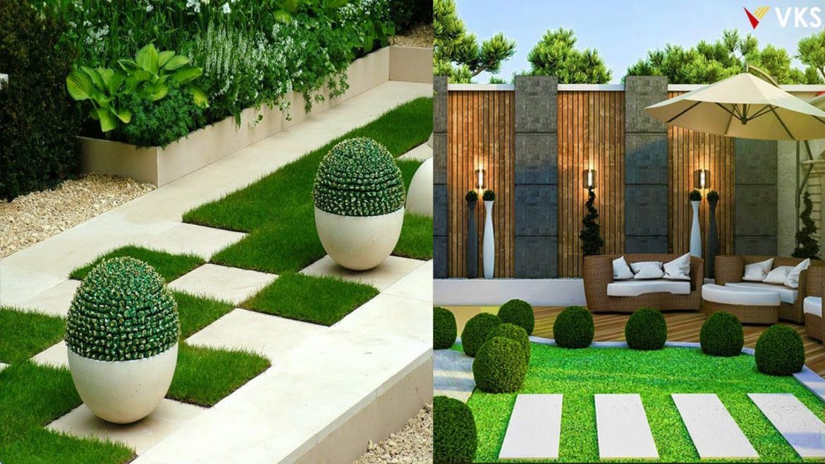 Landscape Garden Design Ideas | Front Yard Landscape Garden | Small Patio Outdoor Garden Home Decor
