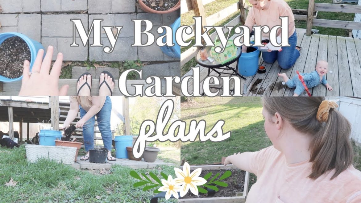 MY 2021 GARDEN PLANS | BACKYARD VEGETABLE GARDEN & STARTING MILK JUG SEEDLINGS