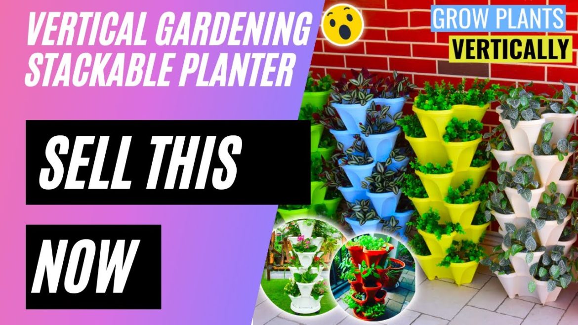 Vertical Gardening Stackable Planter - Sell This Shopify Winning Products in June 2021