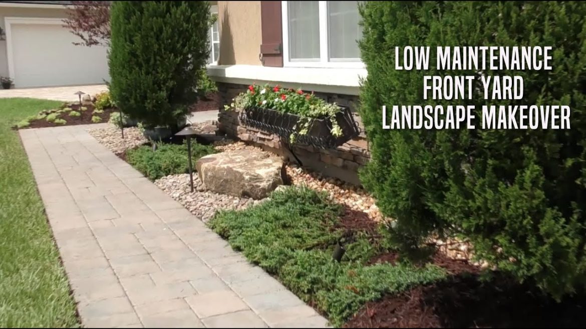 Low Maintenance Front Yard Makeover