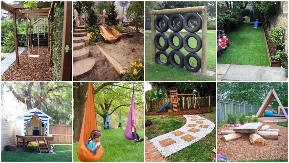 Small Backyard Playground Landscaping Ideas | Playground Ideas | Garden Ideas