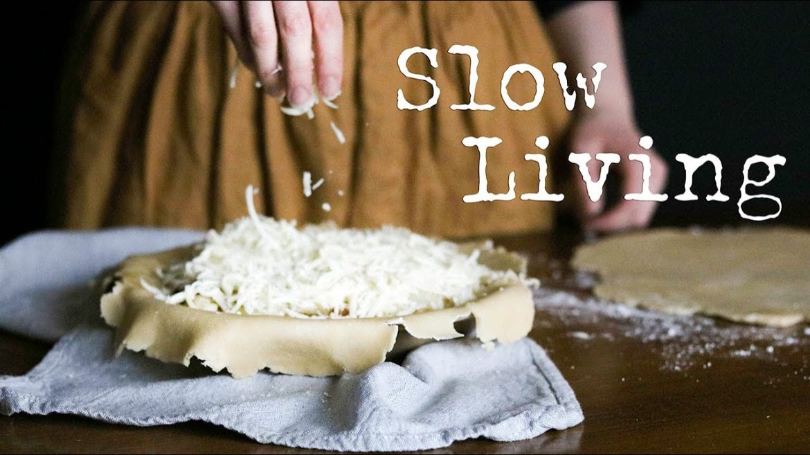 My Slow Living Kitchen | Spring Cleaning, Garden Plans, Pie for Dinner? | Slow Living Silent Vlog