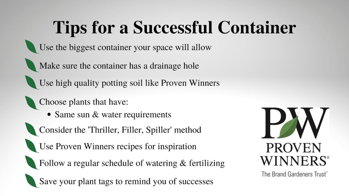 How to Succeed at Container Gardening