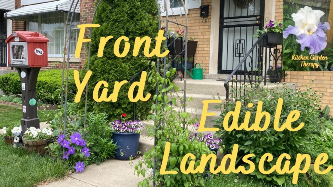 Front Yard Edible Landscape | How to mix vegetables with flowers