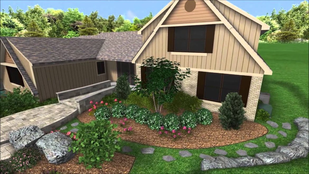 Landscape Design 3D Walkthrough – Front Yard Landscaping Landscape Design 3D Walkthrough - Front Yard Landscaping