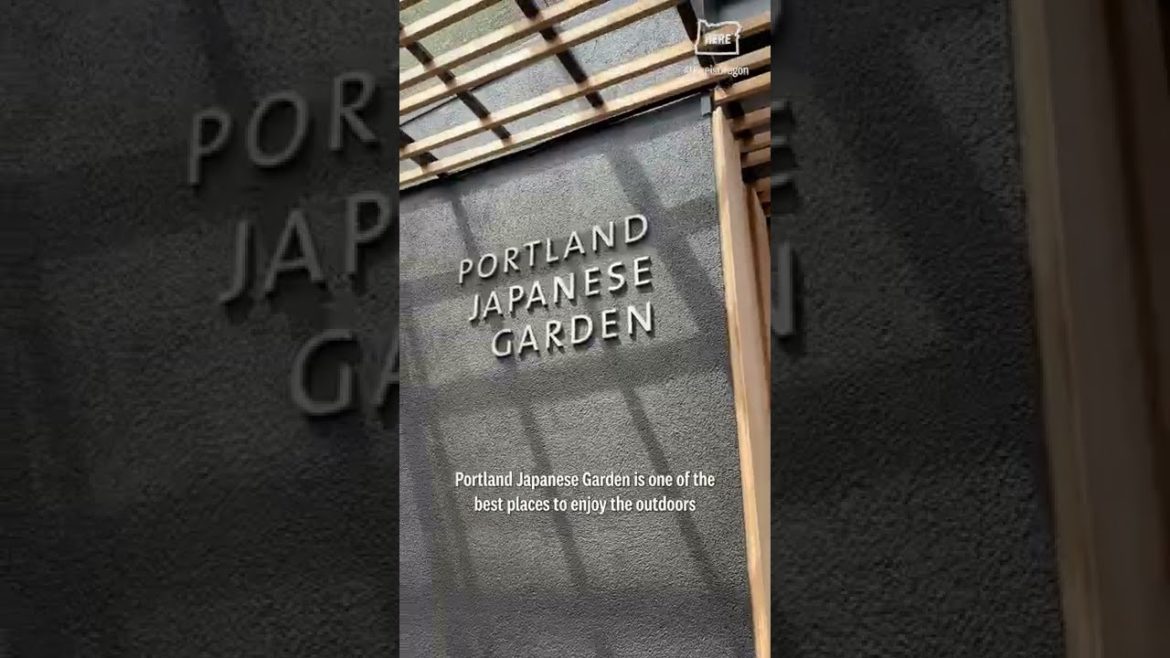 Portland Japanese Garden is considered one of the most authentic outside of Japan #shorts